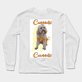 Canoodle with a Cavoodle. Long Sleeve T-Shirt